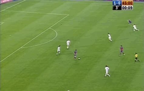 messi first goal gif